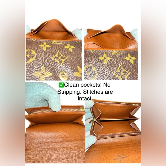 127 Preloved Louis Vuitton Monogram Porte Monnaie Tresor Wallet ($⬇️ 2/11/25) - Picture 12 of 16